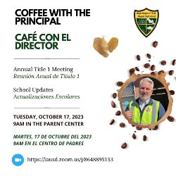 Coffee with the Principal